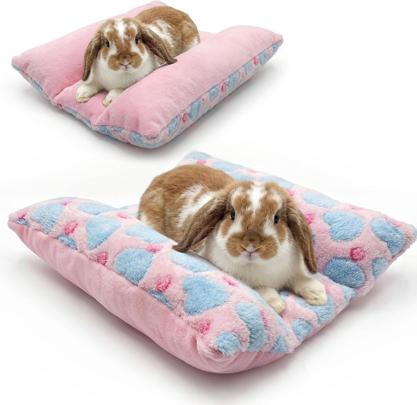 16.5 X 18In Washable Soft Rabbit Bed, Thickened and Softer Bunny Bed, Double-Sided Plush Rabbit Beds,Bed for Bunny,Bunny Beds for Rabbits Indoor10