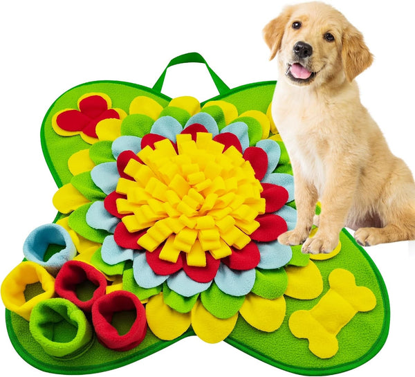 Snuffle Mat for Dogs Pet Treats Feeding for Small Medium Breed Dogs Non-Slip Interactive Dog Puzzle Toys Encourages Natural Foraging Skills7