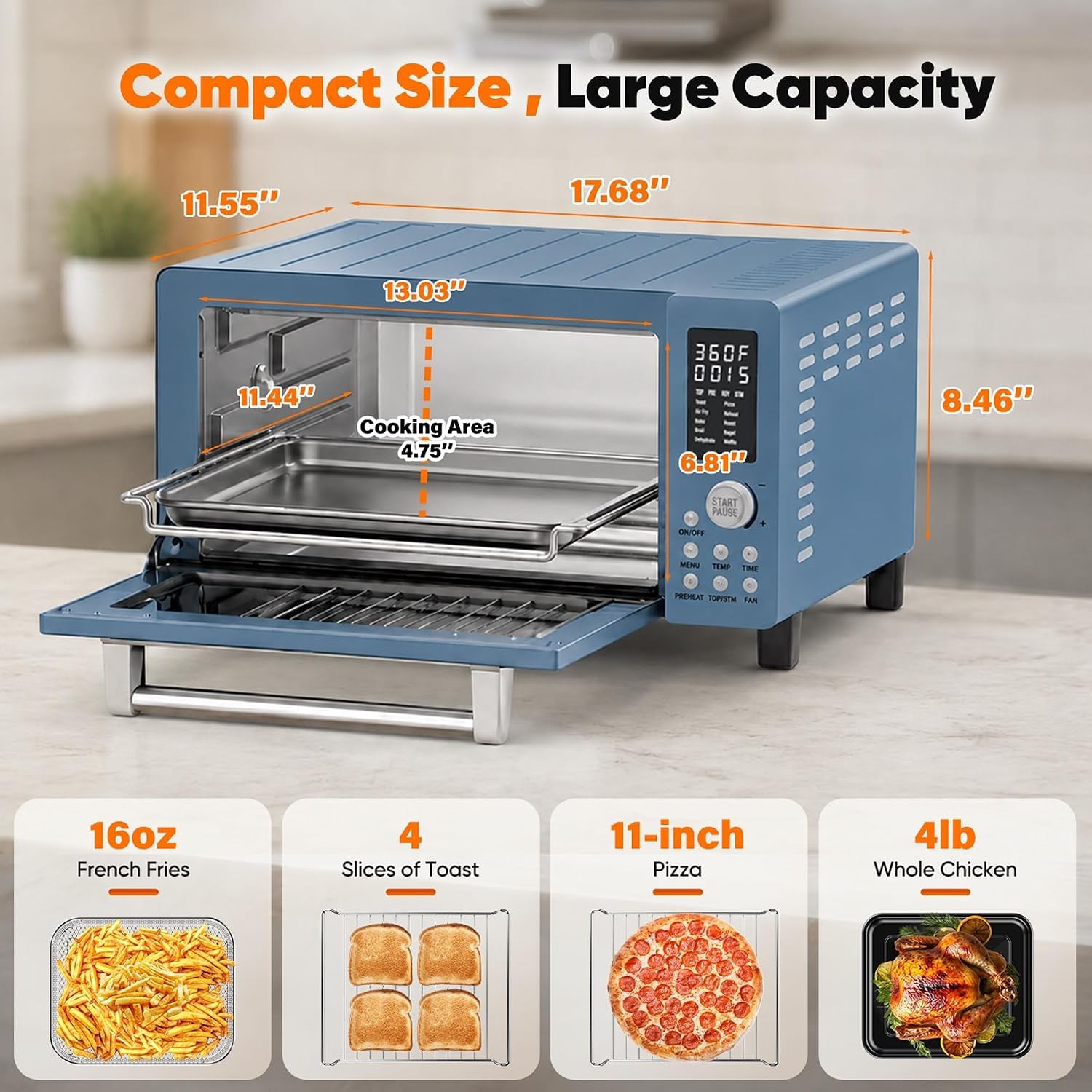 bravo-pro-convection-air-fryer-toaster-oven-combo-2026-new-improved-10-in-1-50-450-f-control-quick-even-crisp-tech-21qt-pfas-free-cozy-blue