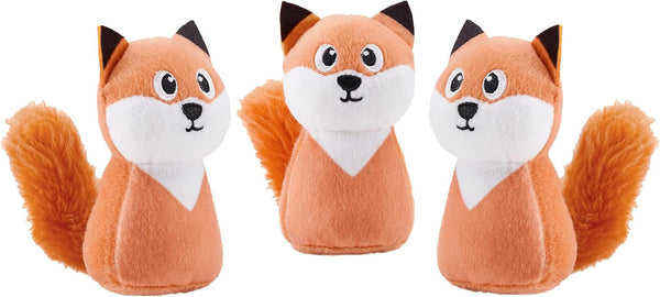 Outward Hound Squeakin’ Squirrels – 3‑Pack Plush Squeaky Dog Toys for Puppies, Small Dogs & Hide-A-Squirrel Replacements9