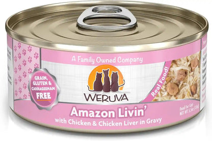 Weruva Classic Cat Food, Paw Lickin’ Chicken with Chicken Breast in Gravy, 3Oz Can (Pack of 24)26