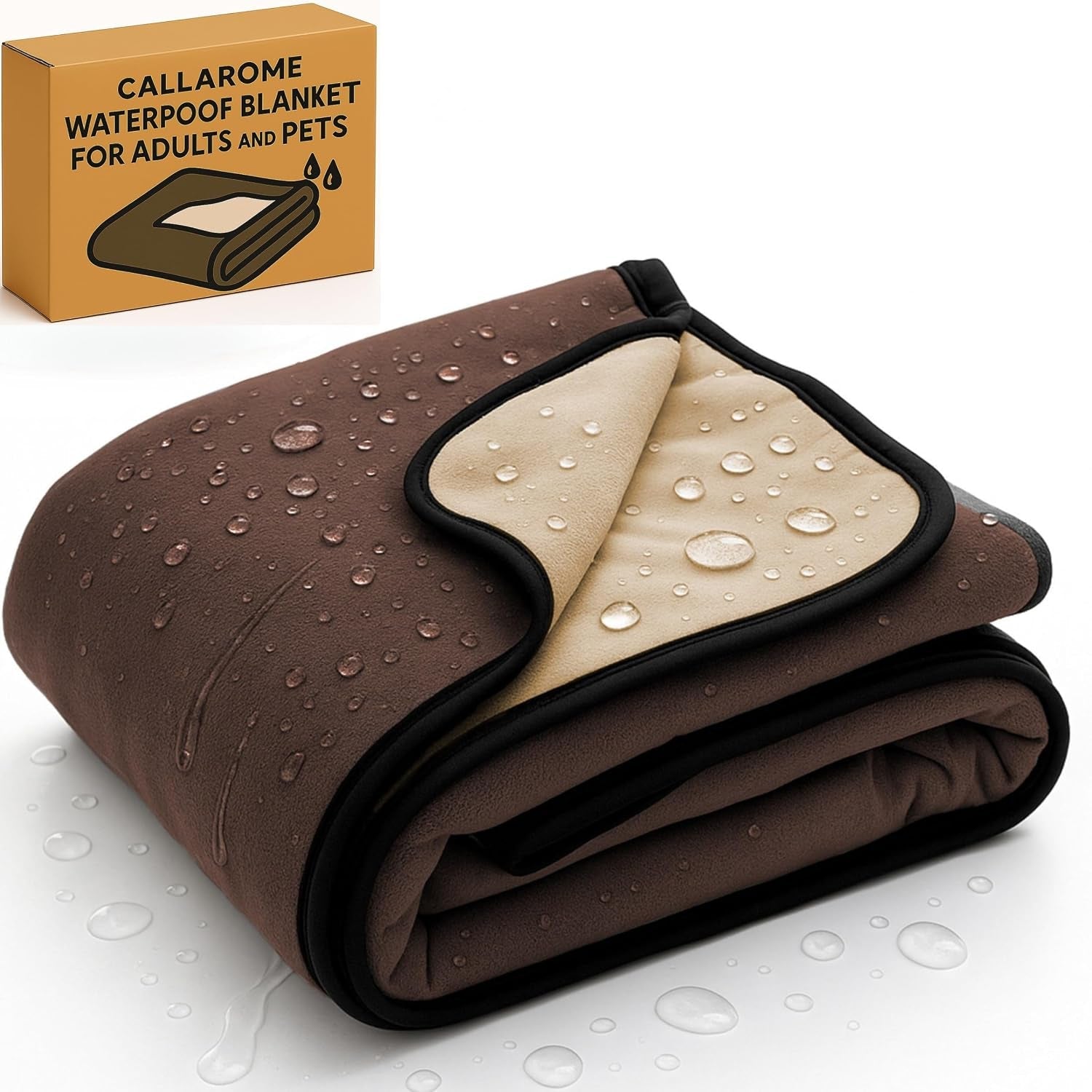 waterproof-blanket-for-bed-couch-protection-blue-beige-60x80-high-density-heavy-duty-material-ultra-soft-durable-soft-fleece-leakproof-reversible-silent-no-crinkle-design