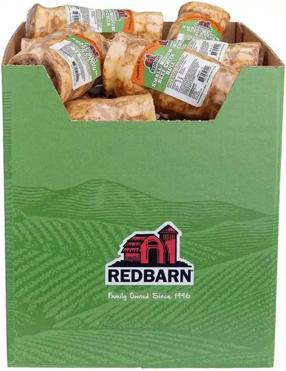 Redbarn Pet Products All-Natural Large Beef Cheek Rolls for Dogs, Uncoated - Single Ingredient Grain-Free Chew Treat Naturally Rich in Collagen - No Artificial Preservatives - Pack of 416