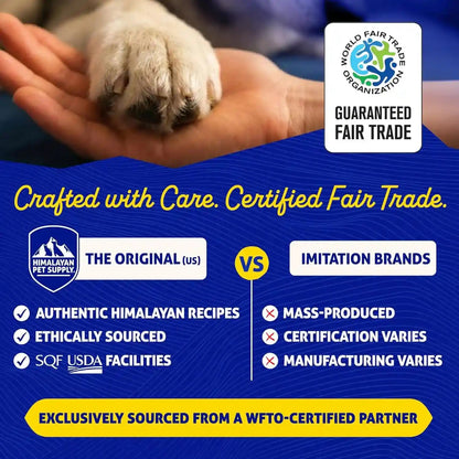 Himalayan Dog Chew, the Original Yak Cheese Dog Chews, 3 Small Yak Chews | Only Salt, Milk & Lime, Natural Long Lasting Dog Bones, Healthy Dog Treats, Lactose Free, Protein Rich, for Dogs under 15 Lbs4