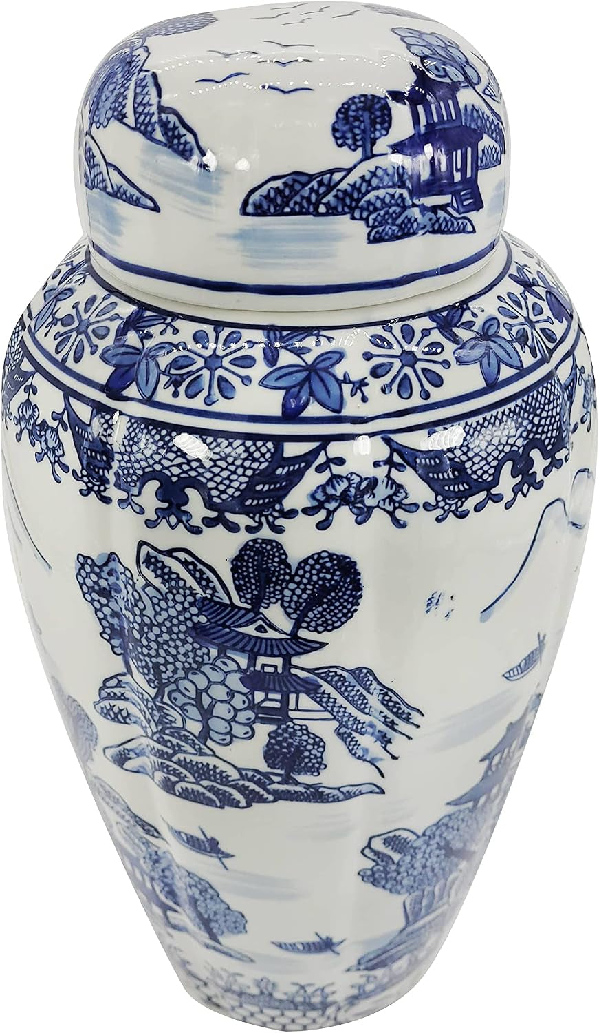 16-blue-and-white-urn-style-ceramic-porcelain-ginger-jar-classic-temple-landscape-design-home-decor