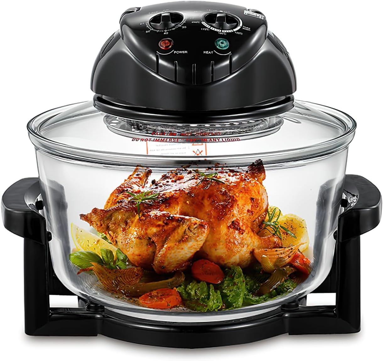 20l-3-in-1-turbine-light-wave-oven-glass-air-fryer-360-circulating-heating-high-precision-glass-body-healthy-kitchen-baking-toaster-broiler-toaster-steamer-and-grill-3