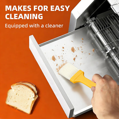 Commercial Conveyor Toaster, 300 Slices/Hour Heavy Duty Stainless Steel Toaster for Buns, Bagels & Bread, Restaurant Grade with Cleaning Accessories2
