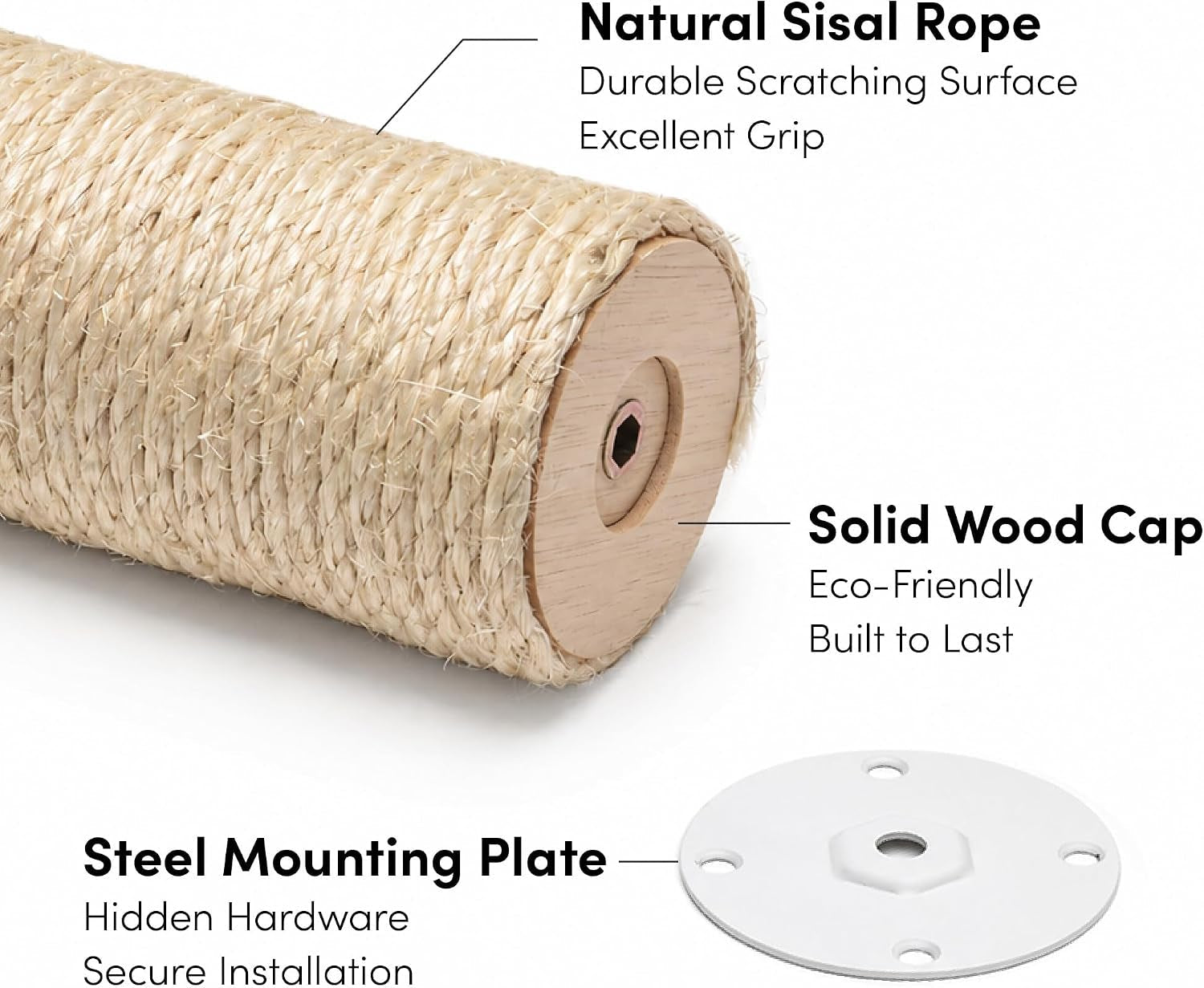 xympo-wall-mounted-cat-climbing-steps-floating-sisal-scratching-posts-8-inch-3-pack-easy-drywall-install