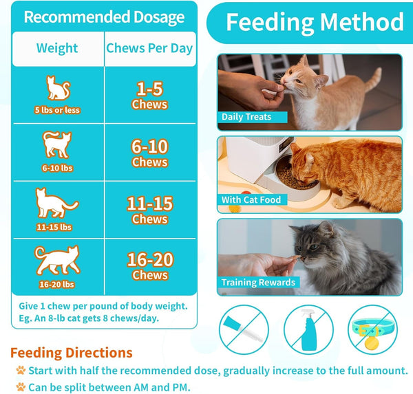 Hairball Treatment for Cats – 500 Crunchy & Creamy Hairball Treats for Cats – Indoor Feline Digestion Formula for Hairball Control, Cat Hairball Remedy & Digestive Support, Chicken & Krill Flavor7