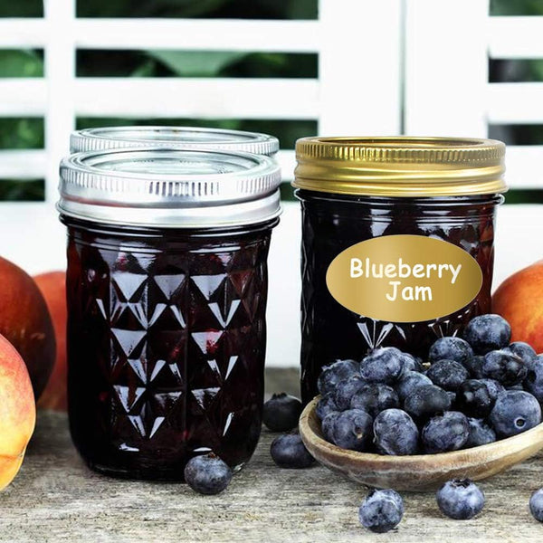 Mason Jars 8 Oz, 24 Pack Small Canning Jars 8Oz Half Pint Glass Jars | Small Mason Jars with Regular Lids and Bands, Ideal for Jelly Jam Honey Wedding Favors Shower Favors Food6