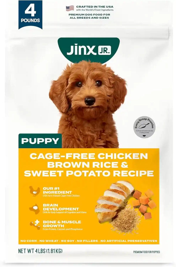 Jinx Dry Dog Food - Real Salmon, Brown Rice & Sweet Potato, 4Lb | Premium Kibble for Digestive Support & Healthy Immunity - No Fillers, All Lifestages (Puppy, Adult & Senior), Breeds & Sizes24