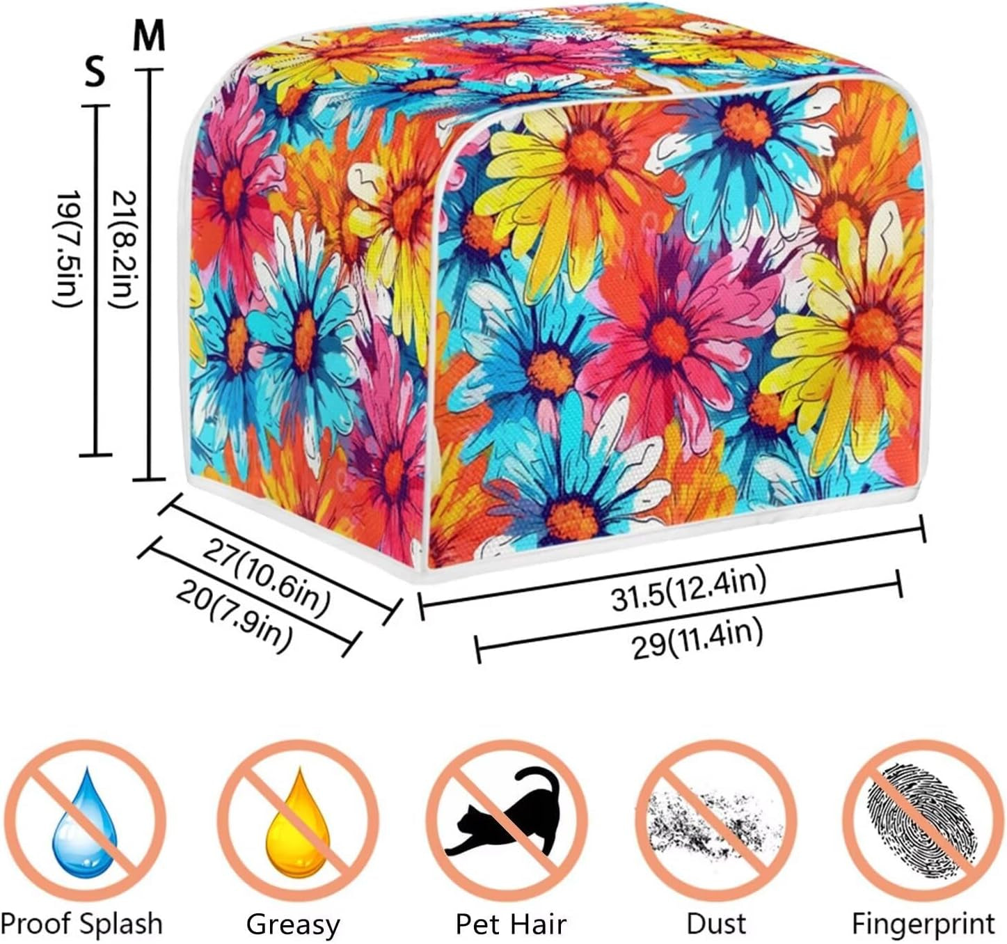 cartoon-horse-2-4-slice-slot-toaster-cover-cute-horses-bread-toaster-oven-funny-zoo-animal-with-woolen-ball-kitchen-appliance-cover-dustproof-for-standard-size-l