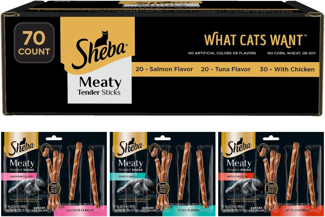 sheba-meaty-tender-sticks-cat-treats-chicken-salmon-tuna-70-count-chicken-tuna-salmon-flavor-real-meat-healthy-fats-fatty-acids-essential-amino-acids-soft-texture-no-artificial-dyes