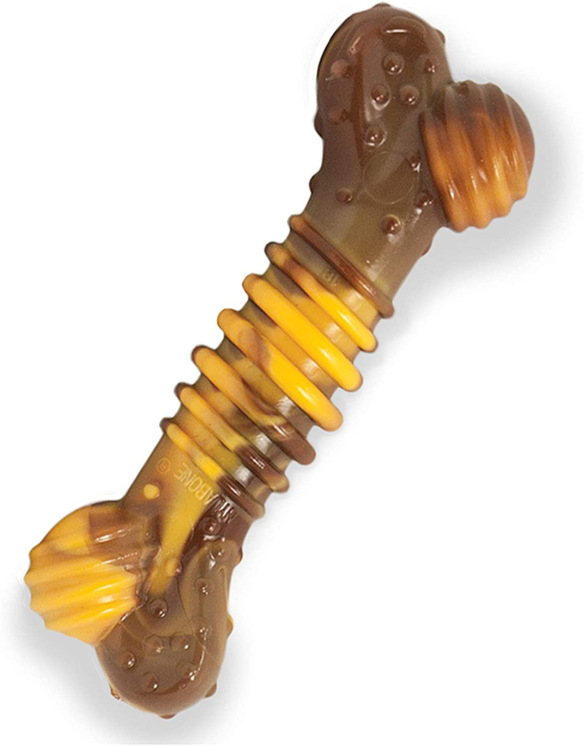 nylabone-power-chew-dental-groove-bone-dog-chew-toy-flavor-medley-small-teeth-cleaning-textures-durable-dog-toys-for-aggressive-chewers-discourages-destructive-chewing-for-dogs-up-to-25-lbs