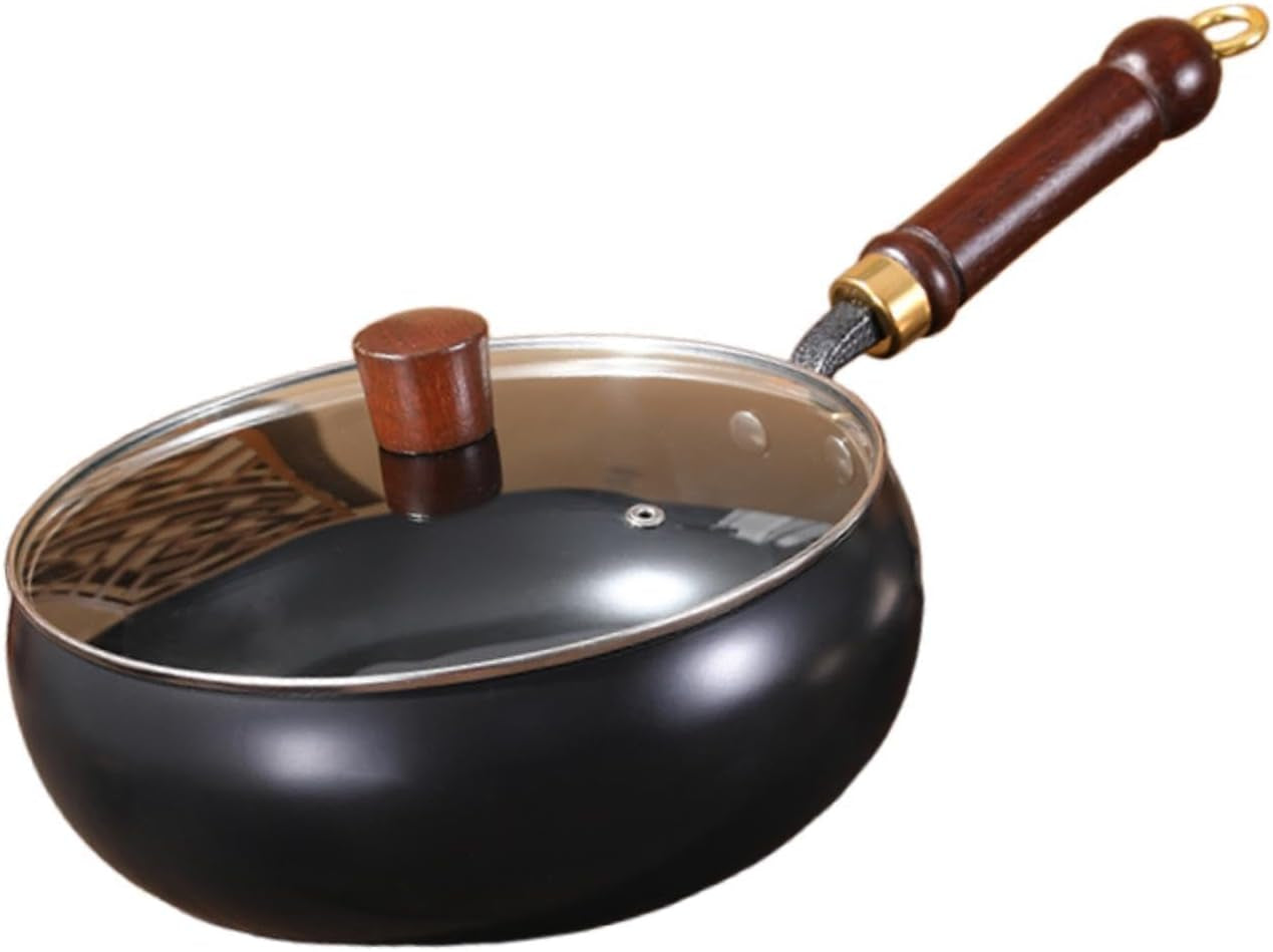 flat-bottom-wok-sturdy-stir-fry-pan-comfortable-handle-without-coated-cookware-cooking-pot-for-hotel-camping-home-kitchen-restaurant-glass-lid