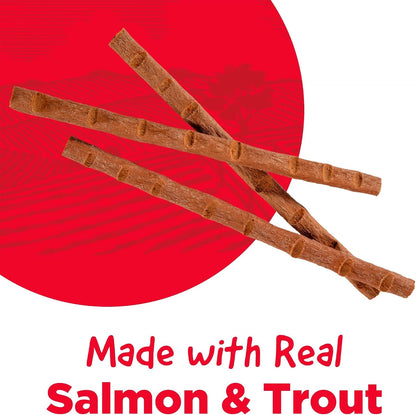 Country Kitchen Salmon & Trout Tender Meaty Sticks Cat Treats, High in Protein, Easy to Break and Chew, 0.88 Oz, 5 Count2