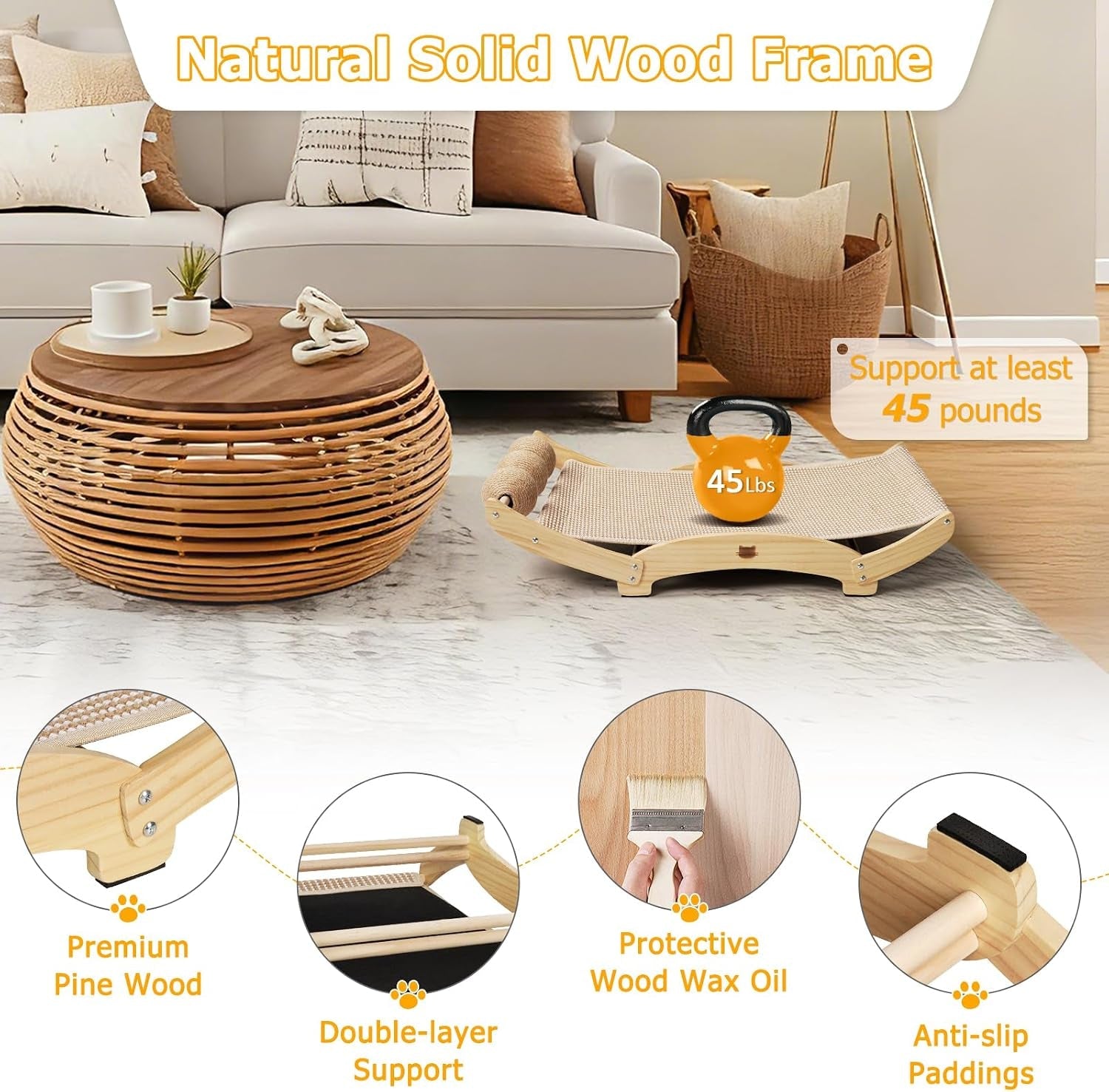 3-in-1-sisal-cat-scratcher-bed-solid-pine-cat-scratcher-with-balls-natural-extra-large-cat-scratching-post-with-hammock-cat-scratcher-for-scratch-play-rest-cat-furniture-for-indoor-cats-kitten