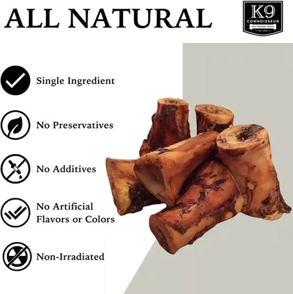 K9 Connoisseur Beef Marrow Dog Bones Long Lasting for Aggressive Chewers | USA Made Single Ingredient Dynamo Bone for Small and Medium Dogs Upto 50 Pounds - 6 Pack2
