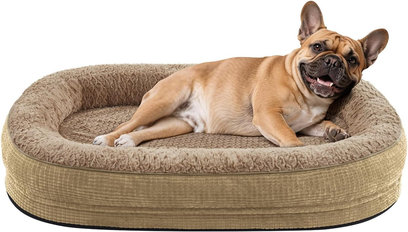 joejoy-orthopedic-dog-beds-large-sized-dog-xl-egg-crate-memory-foam-pet-couch-bed-with-bolster-sides-waterproof-lining-removable-washable-cover-non-slip-bottom-grey