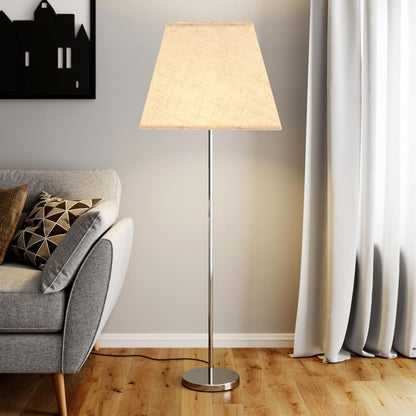 Lamp Shades Set of 2, 8''X8''Top, 13''X13''Bottom 10'' Height, Beige Square Lampshades Replacement Lamp Shades Natural Linen Hand Crafted for Table Lamps Floor Lamps Pendent Light, Assembly Required6