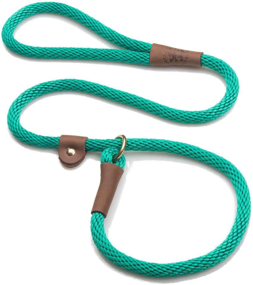 mendota-pet-slip-leash-dog-lead-and-collar-combo-made-in-the-usa-mocha-3-8-in-x-6-ft-for-small-medium-breeds