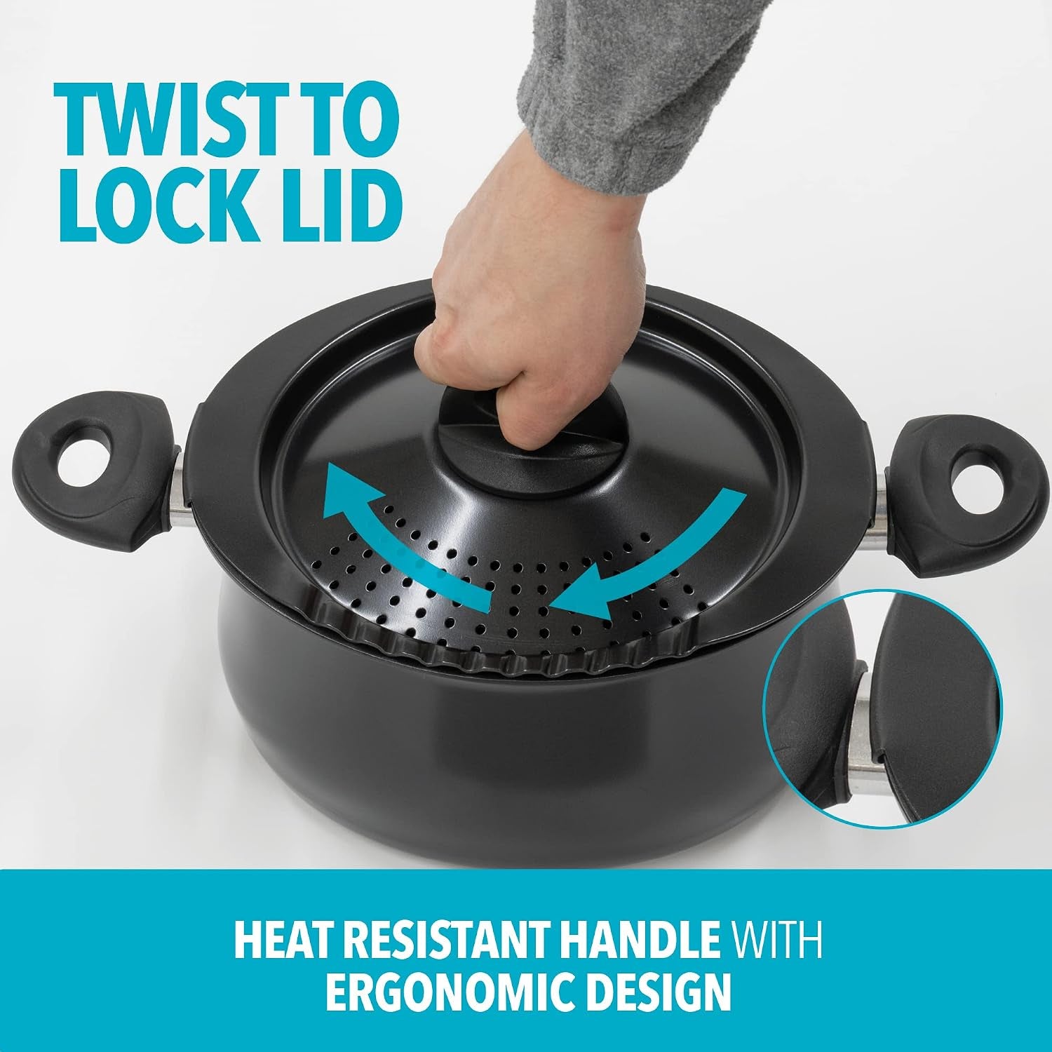 5-5-quart-nonstick-aluminum-pasta-pot-with-strainer-lid-and-handles-pfoa-free-nonstick-oval-cooking-pot-and-lid-black