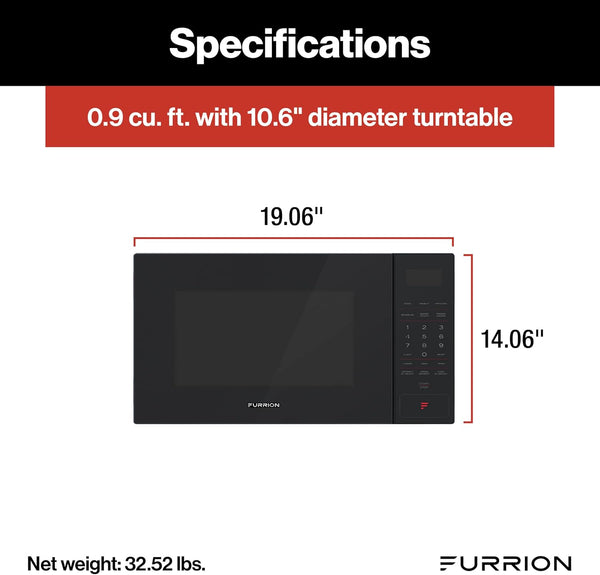 RV Microwave - 0.9 Cu. Ft, Black3