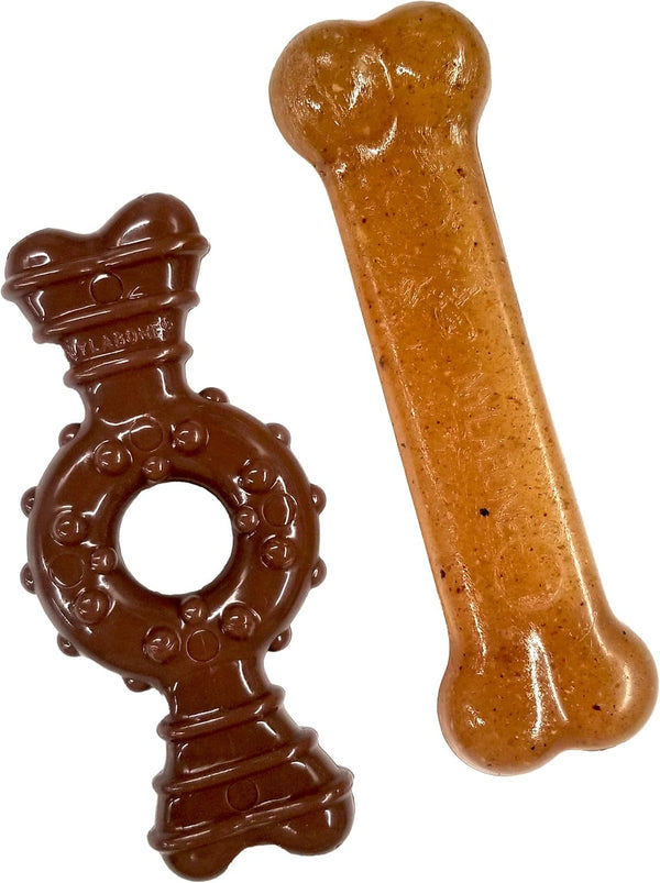 Nylabone Puppy Chew Teething Ring Bone Dog Toy, Chicken Flavor, X-Small | Soothing Teething Toys for Puppies, Puppy Enrichment, & Teething Relief, Freezable for Added Comfort, Dogs up to 15 Lbs18