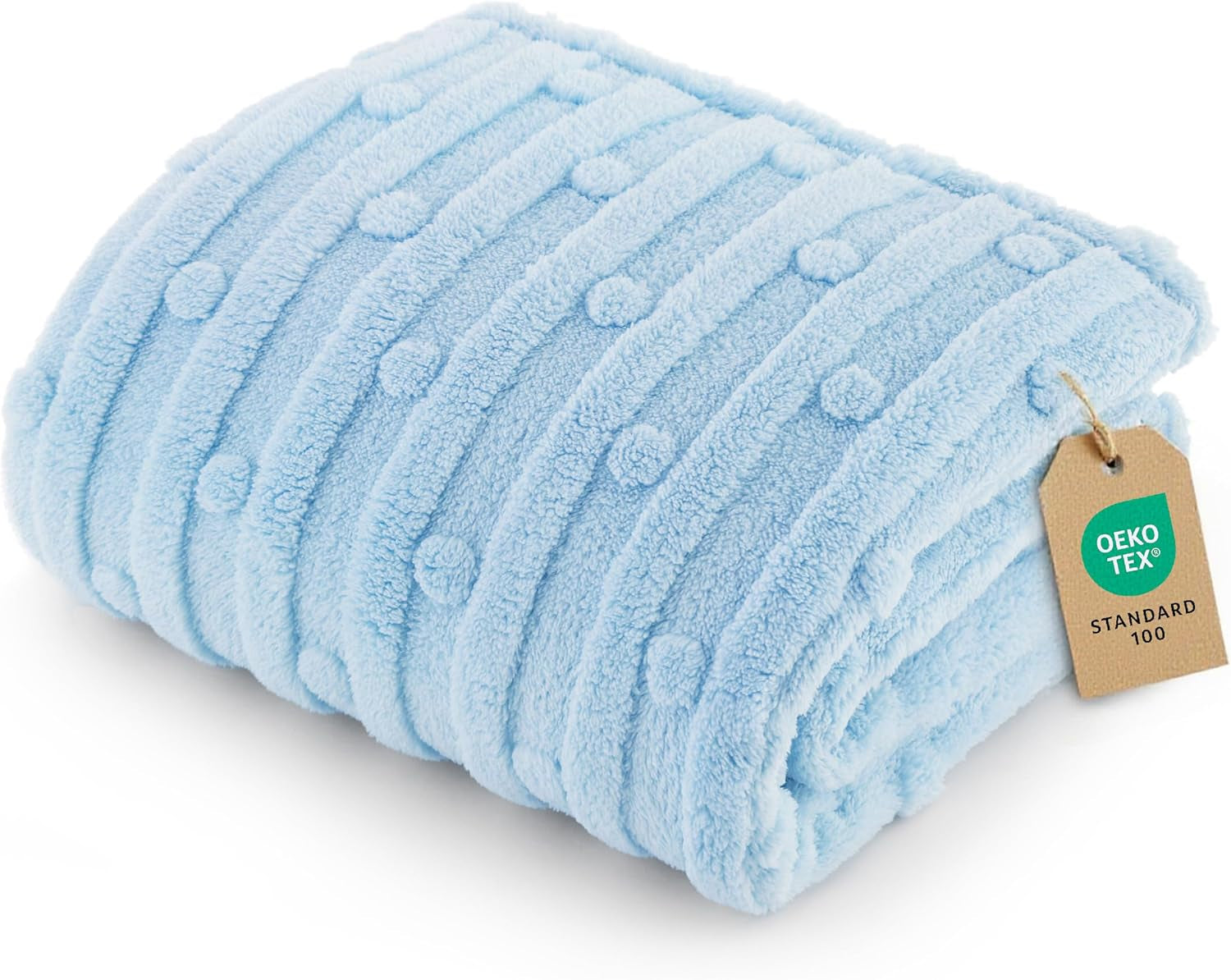 bedsure-dog-blanket-for-small-dogs-puppy-cats-with-soft-fleece-25x35-white-300gsm-fuzzy-jacquard-doggy-kitten-blanket-washable-for-crate-cage-pet-bed-indoor-cats-puppy-essentials-cute-dog-gift