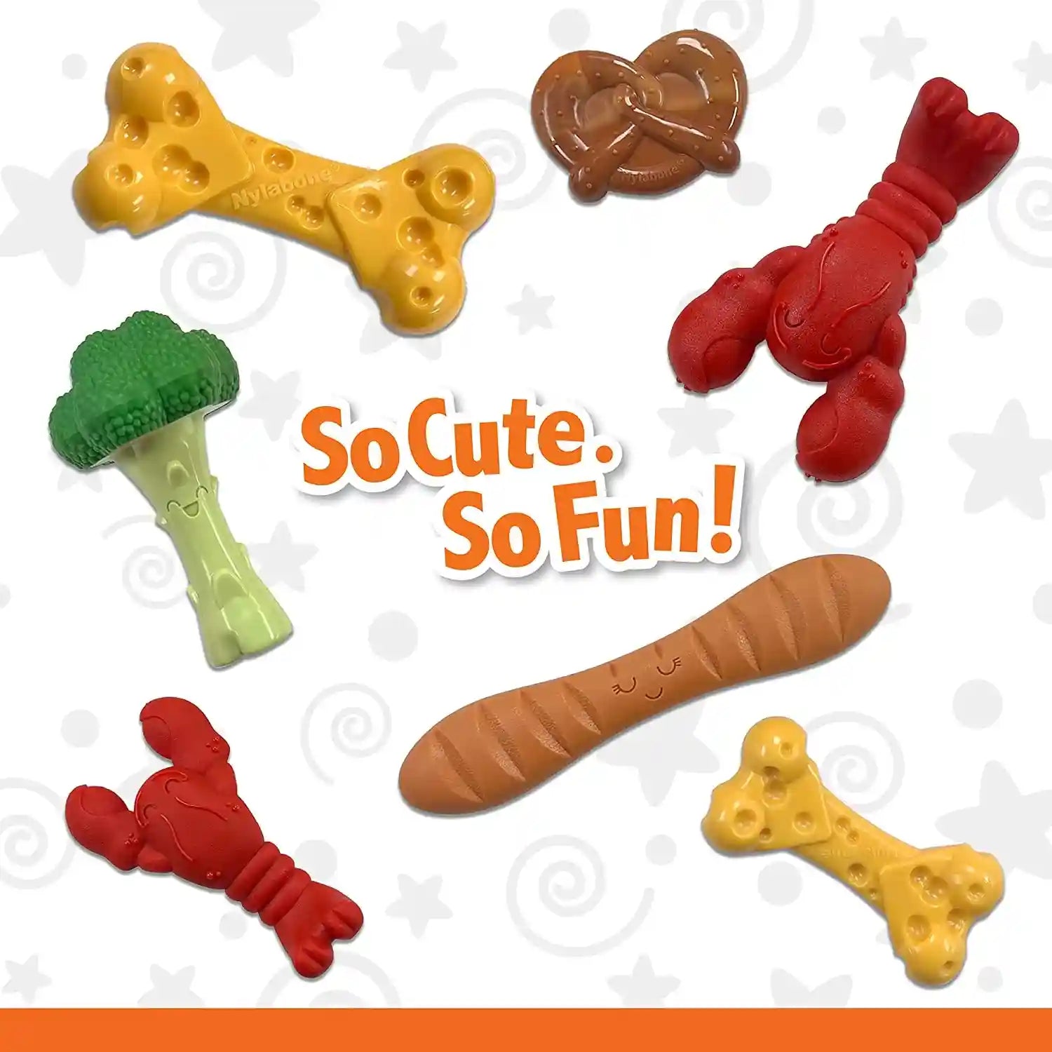 nylabone-power-chew-lobster-dog-chew-toy-filet-mignon-flavor-small-durable-dog-toys-for-aggressive-chewers-long-lasting-discourages-destructive-chewing-for-dogs-up-to-25-lbs