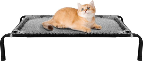 Newly Upgraded Elevated Cat Beds for Indoor - Washable Material, Comfortable Elevated Design for Cats, Ideal for Indoor Use to Keep Pets Cool and Cozy, Suitable for Small and Medium-Sized Cats1