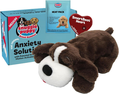 Snuggle Puppy Original Heartbeat Puppy Toy with Real-Feel Pulse & Heat Pack, Calming Sleep Aid for Puppy Anxiety, Crate Training, First Nights & New Puppy Transition - Biscuit16