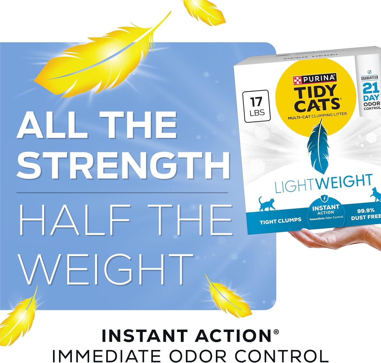 purina-tidy-cats-lightweight-instant-action-odor-control-multi-cat-clumping-99-9-percent-dust-free-cat-litter-17-lb-box