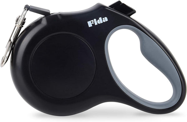 Fida Retractable Dog Leash, 16 Ft Dog Walking Leash for Small Dogs up to 26 Lbs, 360° Tangle Free, Black1
