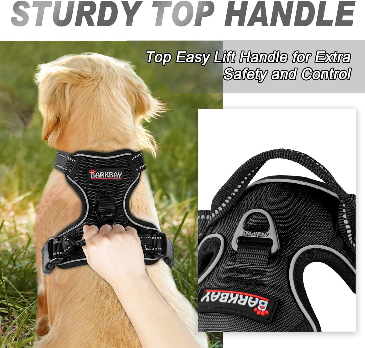 barkbay-no-pull-dog-harness-front-clip-heavy-duty-reflective-easy-control-handle-for-large-dog-walkingblack-l