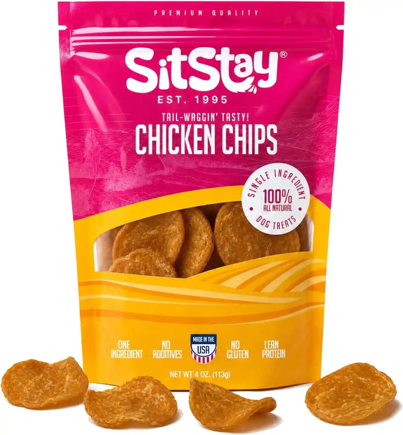 sitstay-chicken-chips-dog-treats-chicken-chips-for-dogs-single-ingredient-dog-treats-dehydrated-80-protein-low-fat-training-rewards-all-breeds-life-stages-made-in-usa-4-oz