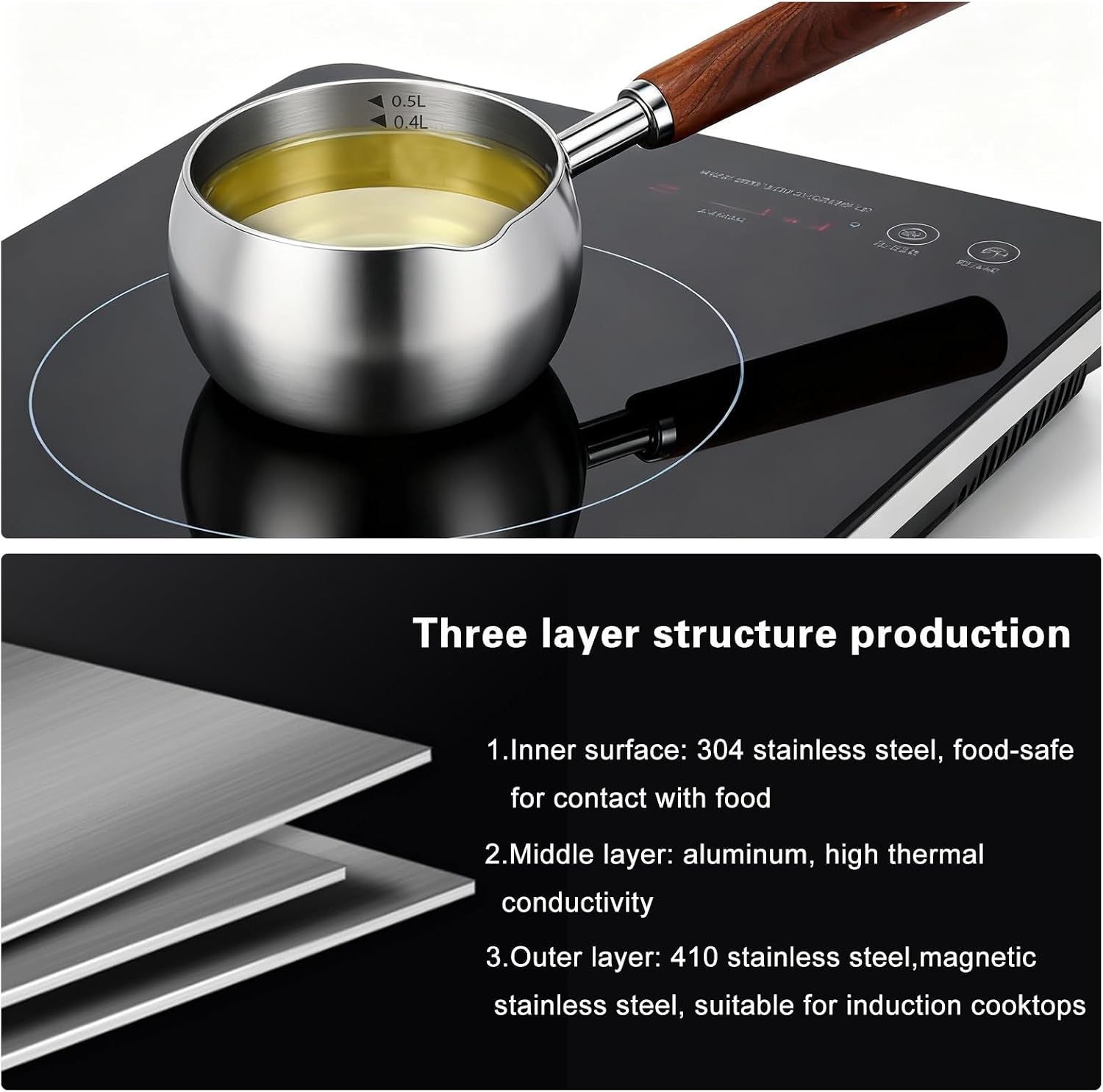 17fl-oz-500ml-stainless-steel-mini-pot-butter-warmer-milk-and-coffee-heater-seafood-butter-warmer-chocolate-melting-with-pour-spout-and-wooden-handle-induction-cooker-available