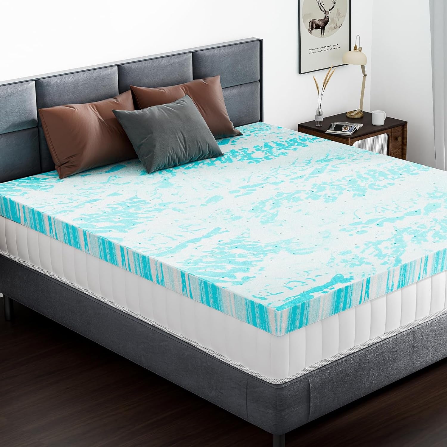 mattress-toppers-memory-foam-king-size-3-inch-thick-bed-topper-pad-cooling-gel-infused-soft-comfy-padding-breathable-for-sleeper-sofa-couch-rv-camper-certipur-us-certified-blue