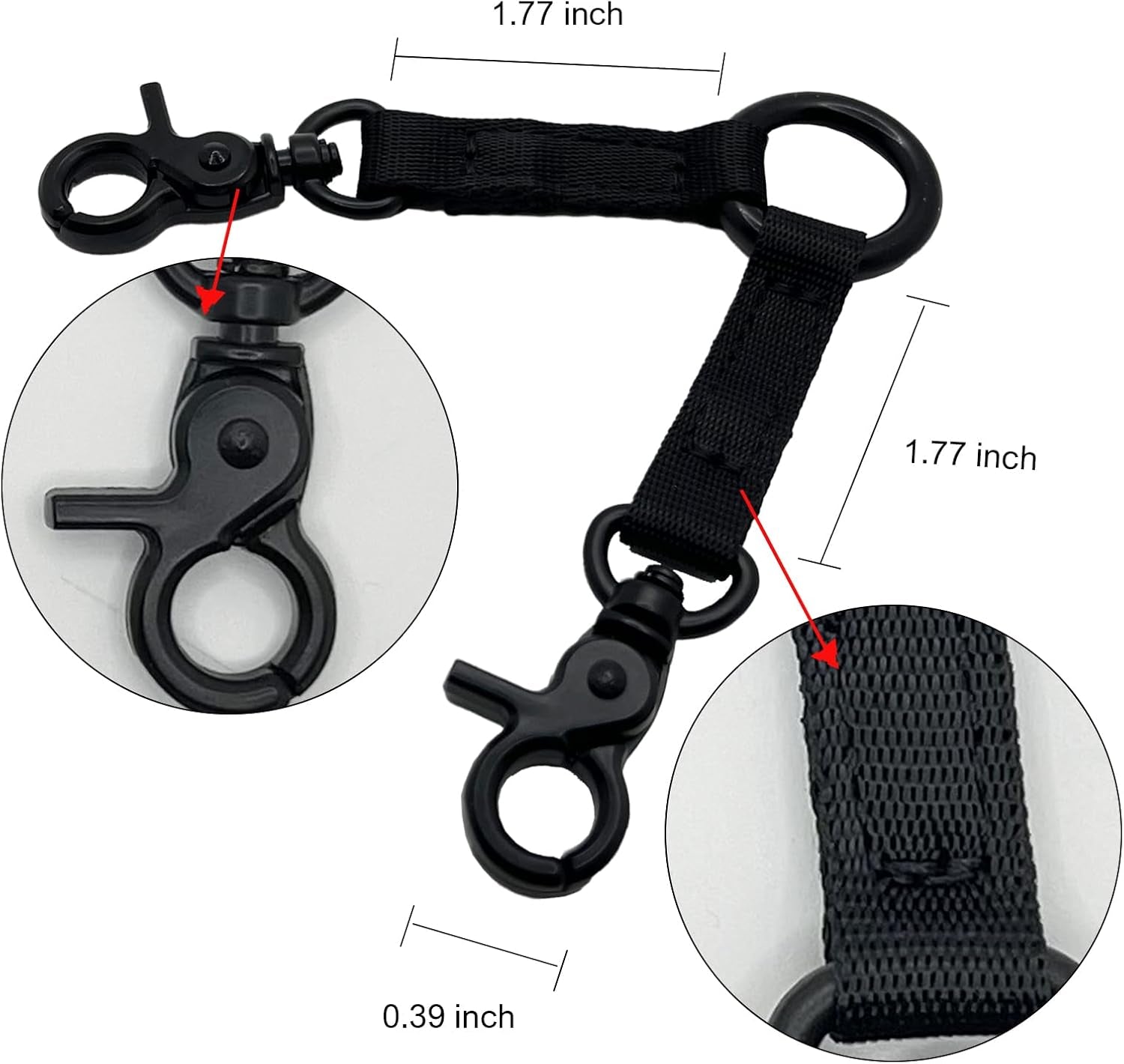 double-clip-dog-leash-for-two-dogs-double-headed-hook-pet-safety-2-way-coupler-with-nickel-plated-swivel-clip