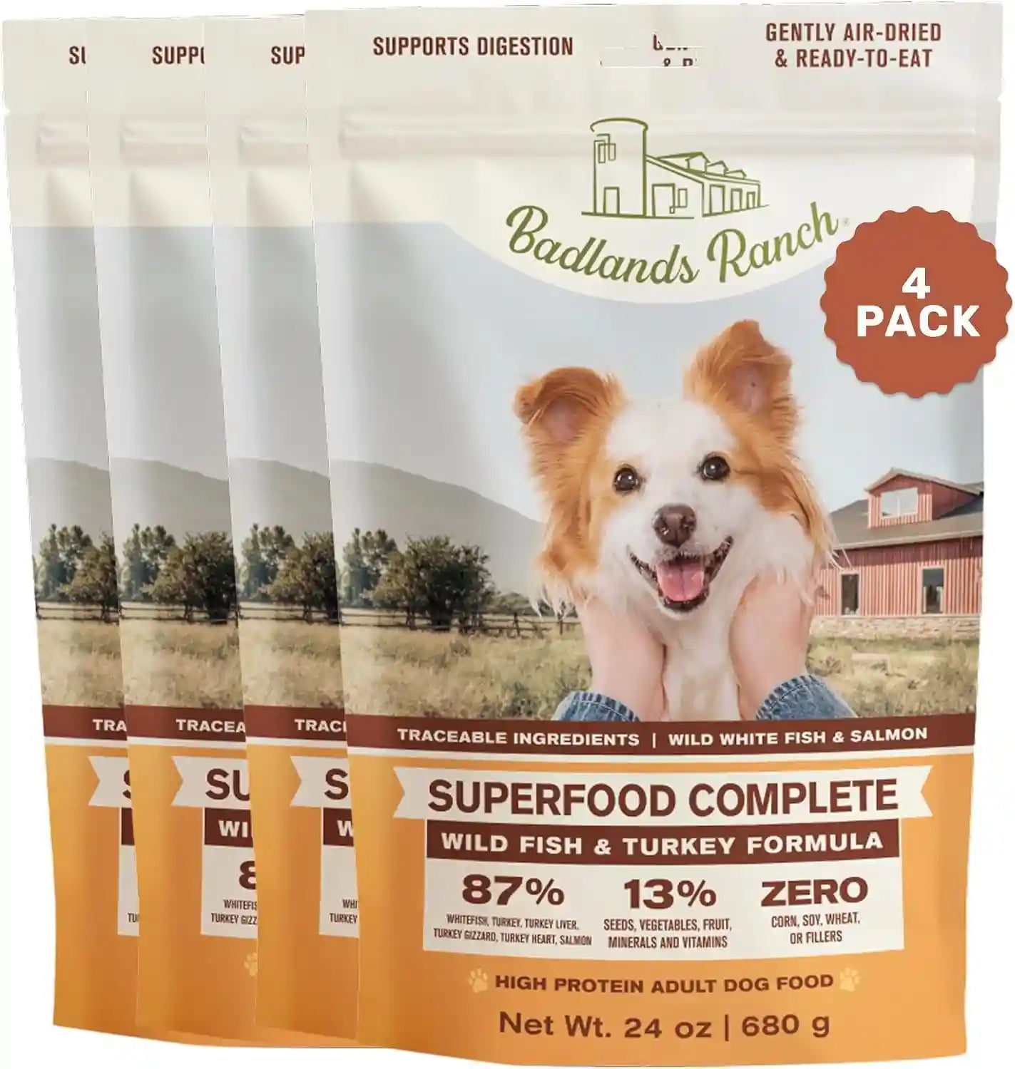 badlands-ranch-by-katherine-heigl-superfood-complete-air-dried-beef-dog-food-high-protein-with-superfoods-for-daily-wellness-consistent-nutrition-24-oz