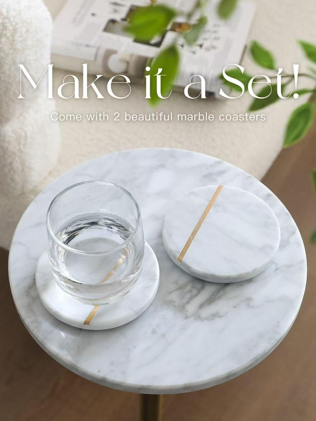 adjustable-10-white-marble-drink-table-with-2-coasters-antique-brass-adjustable-10-round-martini-end-table-pedestal-side-table-white-marble-and-antique-brass-finish