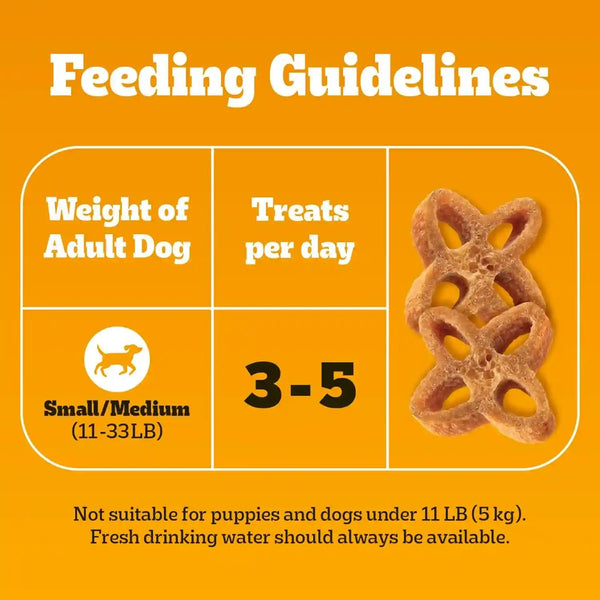 Pedigree Dentastix Chewy Chunx Small Dog Dental Treats, Chicken, 13.5 Oz | Chewy Texture Reduces Plaque, Cleans Teeth & Supports Gum Health, No Added Sugar, Low Fat under 25 Calories per Treat7