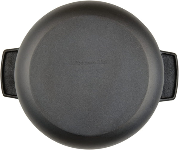 Kitchenaid Seasoned Cast Iron Dutch Oven/Casserole, 6 Quart - Black14