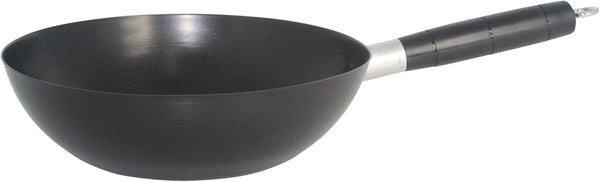 9.5 Inch Carbon Steel Nonstick Wok with Cool-Touch Handle, Black | Cool-Touch Handle, Ideal for Stir Fry, Great for Everyday Meals1