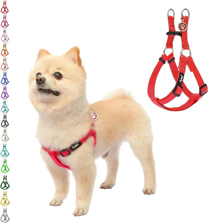 PUPTECK No Pull Dog Harness Soft Adjustable Basic Nylon Step in Puppy Vest Outdoor Walking with ID Tag17