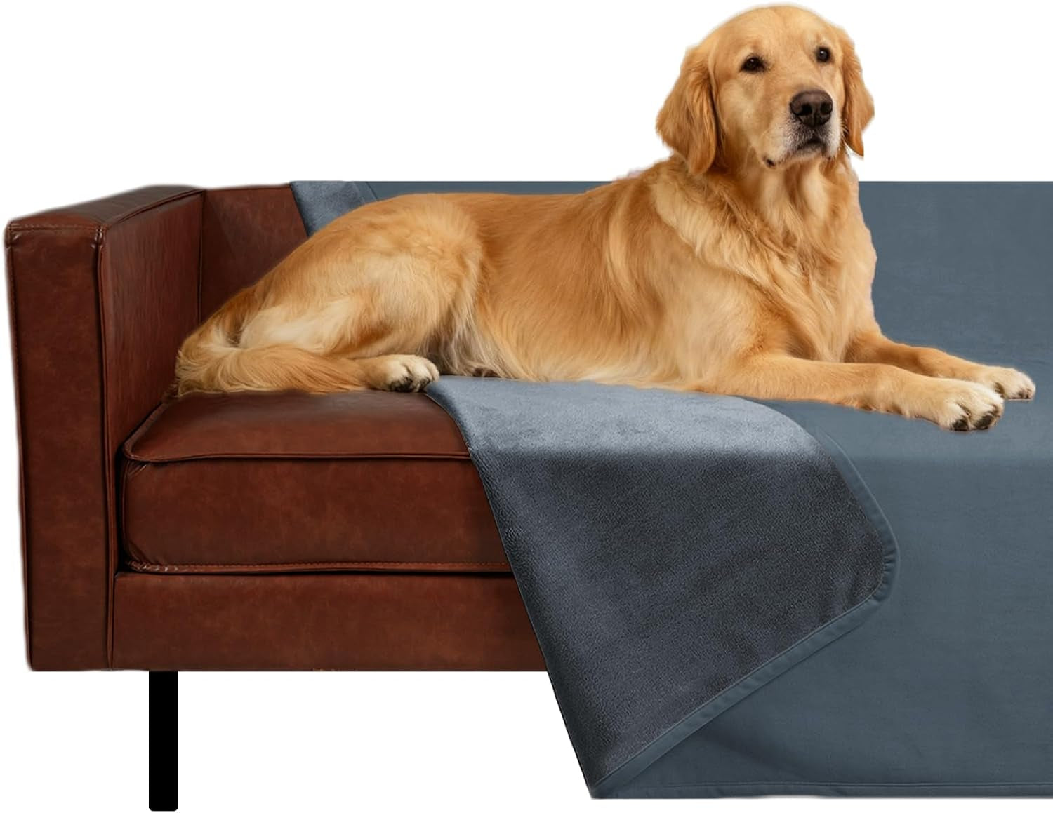 ameritex-pet-bed-blanket-reversible-100-waterproof-velvet-super-soft-for-sofa-and-bed-82x102-inches-cream-sand