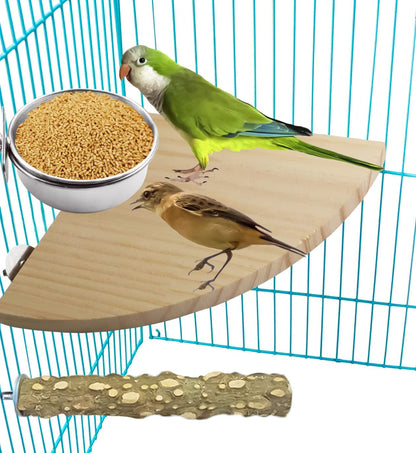 3 Pack Bird Feeding Bowls Cups Parrot Food Water Dishes, Stainless Steel Bird Bowl Cup Dish with Clamp, Birdcage Feeder Pet Cage Bowls for Cockatiel Budgie Conure Macaw Parakeet Small Animal4