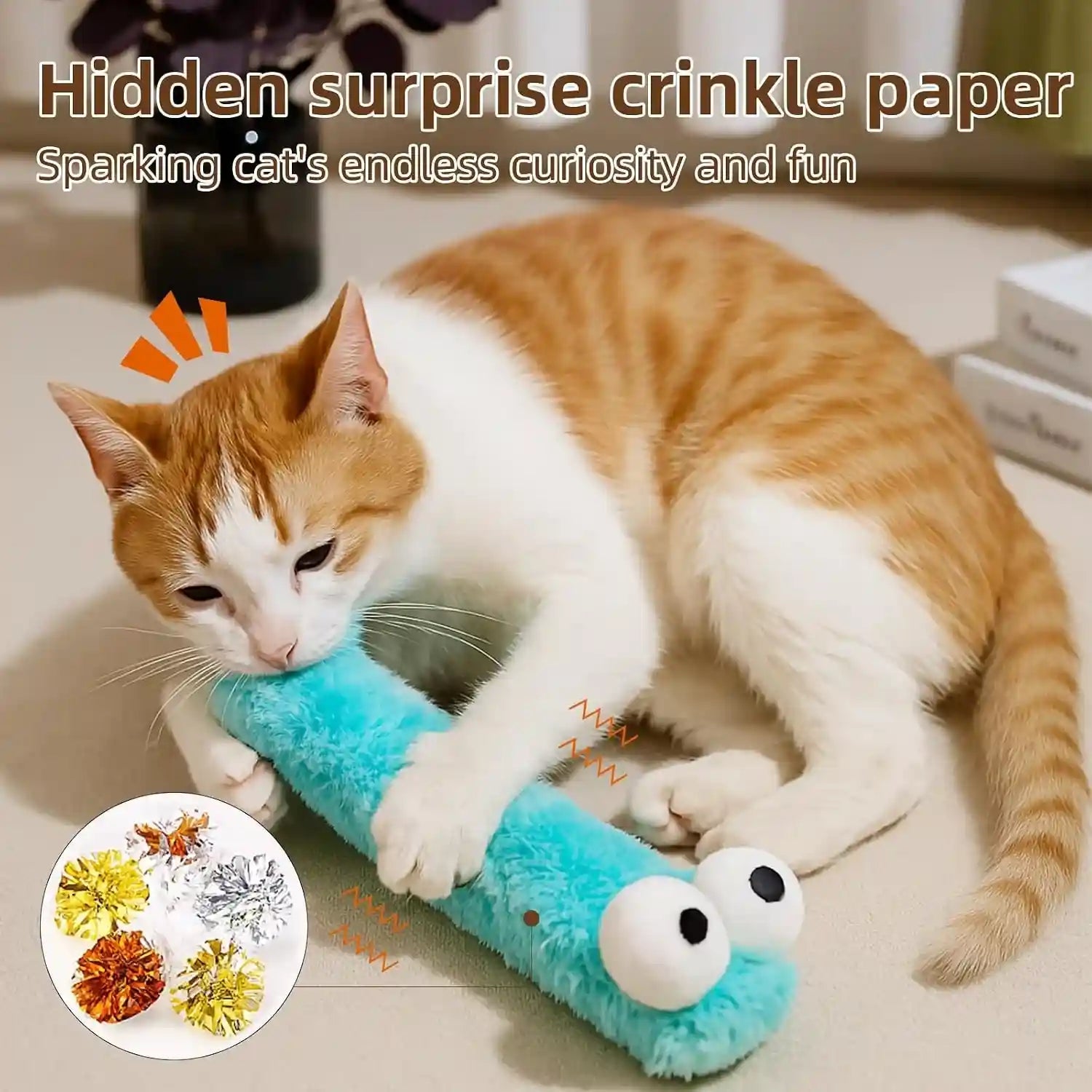 gochanmon-cat-toys-pillows-3-pack-catnip-inside-soft-and-durable-kick-sticks-with-crinkle-sound-interactive-indoor-kitten-play-and-exercise-toy-12-5-inches