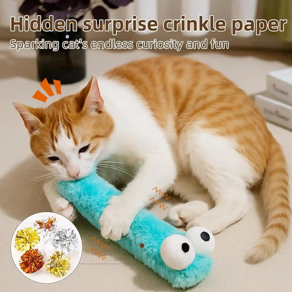 Gochanmon Cat Toys Pillows,3 Pack, Catnip Inside,Soft and Durable Kick Sticks with Crinkle Sound, Interactive Indoor Kitten Play and Exercise Toy 12.5 Inches4