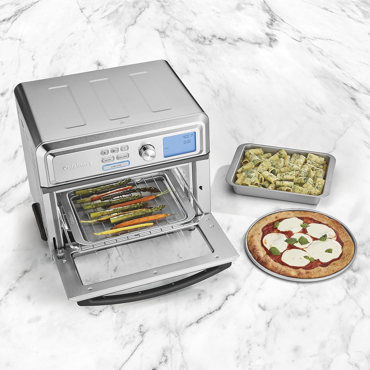 air-fryer-convection-toaster-oven-8-1-oven-with-bake-grill-broil-warm-options-stainless-steel-toa-70-amb-tob4-toaster-oven-baking-pan-4-pc-set